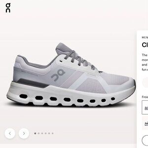 [Brand New] On Cloudrunner2 Frost Size 8.5